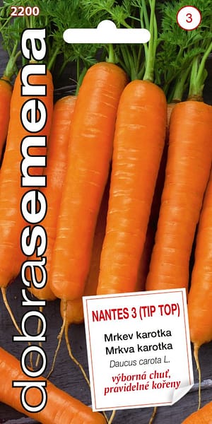 Dobrá semena Mrkev karotka - Nantes 3 (TIP TOP) 3g