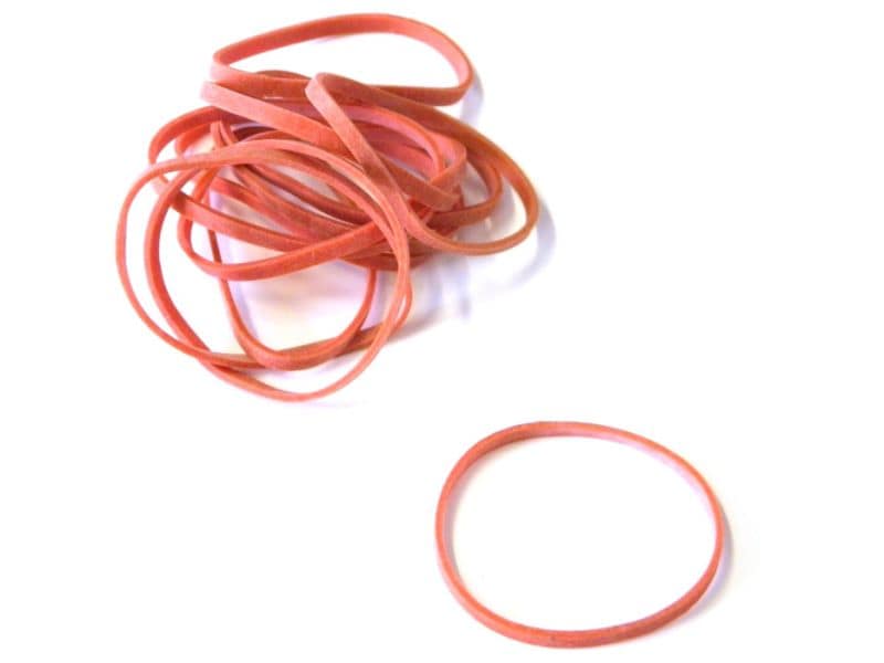 gumičky červené 20ks/bal 4cm/4