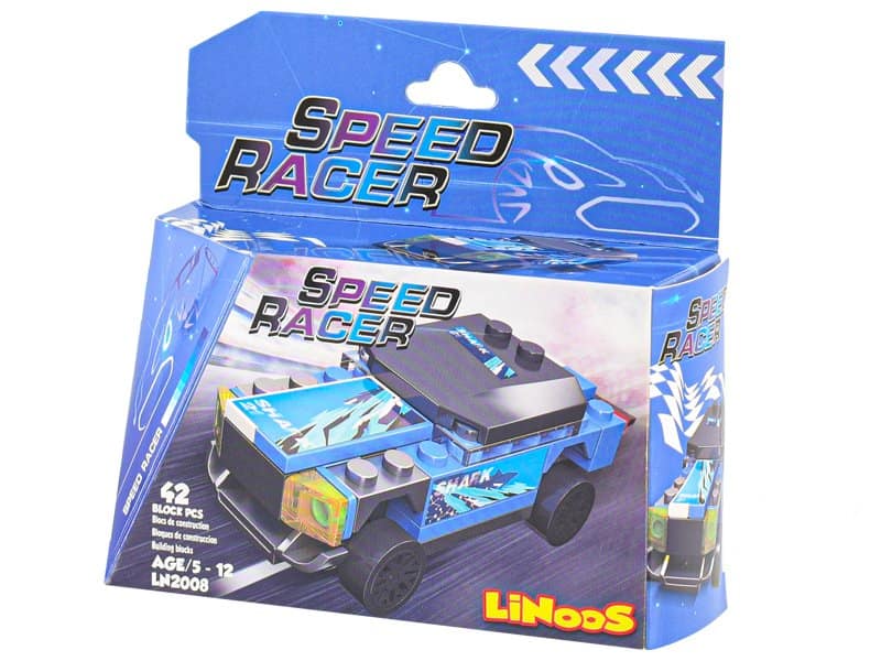 LiNooS stavebnice Auto 42 ks na volný chod