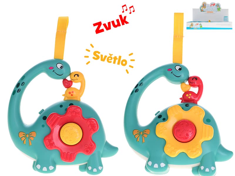 Chrastítko Dinosaurus s efekty