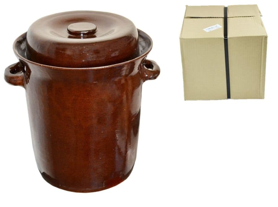 Zelák 10l+víko (22/24cm), keramika