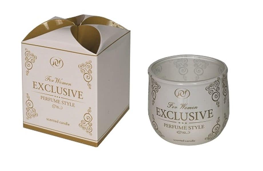 Svíčka aroma Exclusive bílá 100 g